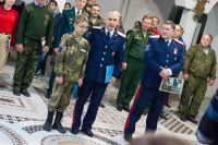 Принятие юнармейской присяги и освящение знамени