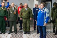 Принятие юнармейской присяги и освящение знамени