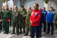 Принятие юнармейской присяги и освящение знамени