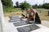 Поездка для проведения работ по уходу за памятниками