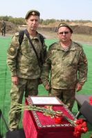 Перезахоронение погибших защитников Родины