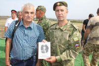 Перезахоронение погибших защитников Родины