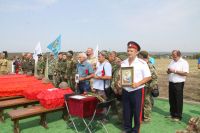 Перезахоронение погибших защитников Родины