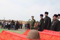 Перезахоронение погибших защитников Родины