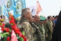 Перезахоронение погибших защитников Родины