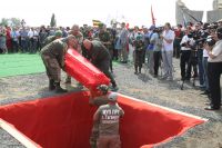 Перезахоронение погибших защитников Родины