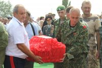 Перезахоронение погибших защитников Родины