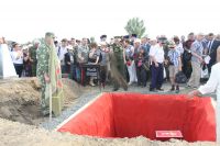 Перезахоронение погибших защитников Родины