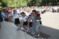 Праздничная линейка, посвященная началу нового учебного года