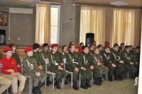 Встреча юнармейцев с представителями военно-реконструкторских клубов