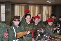 Встреча юнармейцев с представителями военно-реконструкторских клубов