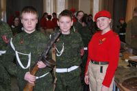 Встреча юнармейцев с представителями военно-реконструкторских клубов