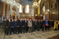 Передача штандарта Лейб-гвардии казачьего Его Императорского Величества полка