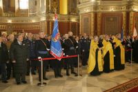 Передача штандарта Лейб-гвардии казачьего Его Императорского Величества полка