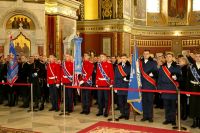 Передача штандарта Лейб-гвардии казачьего Его Императорского Величества полка