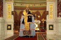 Передача штандарта Лейб-гвардии казачьего Его Императорского Величества полка