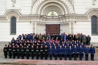 Передача штандарта Лейб-гвардии казачьего Его Императорского Величества полка