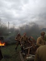 Съемки клипа о Великой Отечественной войне