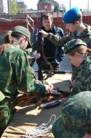 Занятия развед-отряда «Геогиевцы»