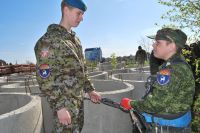 Занятия развед-отряда «Геогиевцы»