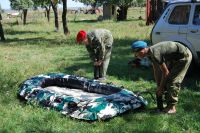 Военно-полевой выход на берег реки Лагутник