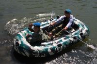 Военно-полевой выход на берег реки Лагутник