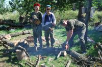 Военно-полевой выход на берег реки Лагутник