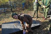 Уборка воинских захоронений