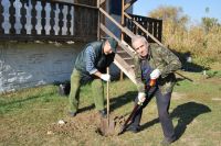 Уборка воинских захоронений