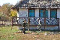 Уборка воинских захоронений