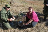 Уборка воинских захоронений