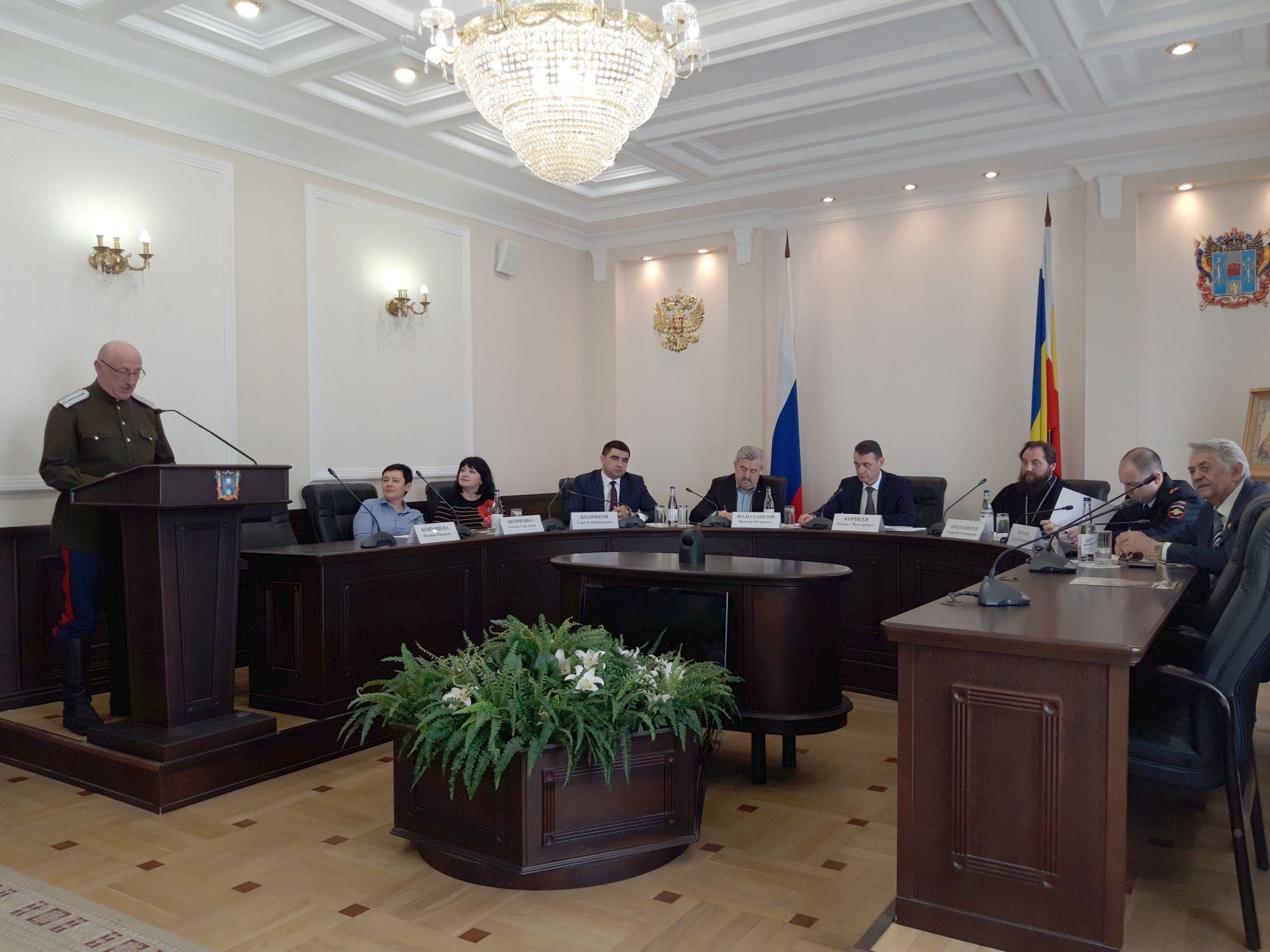 Заседании рабочей группы по делам казачества