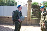 Торжественное построение казачьей-юнармейской разведгруппы «Георгиевцы»