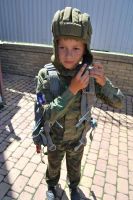 Торжественное построение казачьей-юнармейской разведгруппы «Георгиевцы»