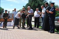 Торжественное построение казачьей-юнармейской разведгруппы «Георгиевцы»