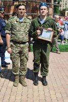 Торжественное построение казачьей-юнармейской разведгруппы «Георгиевцы»