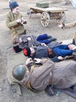 Воссоздание эпизода освобождения  Ростова от немецко-фашистской оккупации