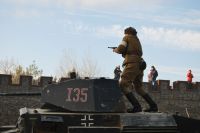 Воссоздание эпизода освобождения  Ростова от немецко-фашистской оккупации