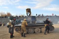 Воссоздание эпизода освобождения  Ростова от немецко-фашистской оккупации