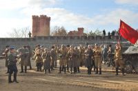 Воссоздание эпизода освобождения  Ростова от немецко-фашистской оккупации