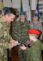 Вступление в ряды юнармейцев