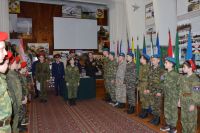 Вступление в ряды юнармейцев