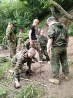 Практические занятия в балке Рябинина