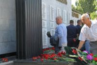 Праздничное построение в подшефной воинской части