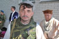 Праздничное построение в подшефной воинской части