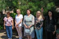 Праздничное построение в подшефной воинской части