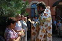 Праздничное построение в подшефной воинской части