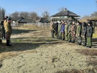 Занятие в этно-комплексе «Кумжа»