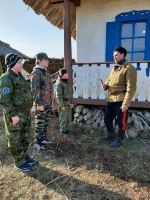 Занятие в этно-комплексе «Кумжа»