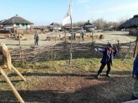 Занятие в этно-комплексе «Кумжа»